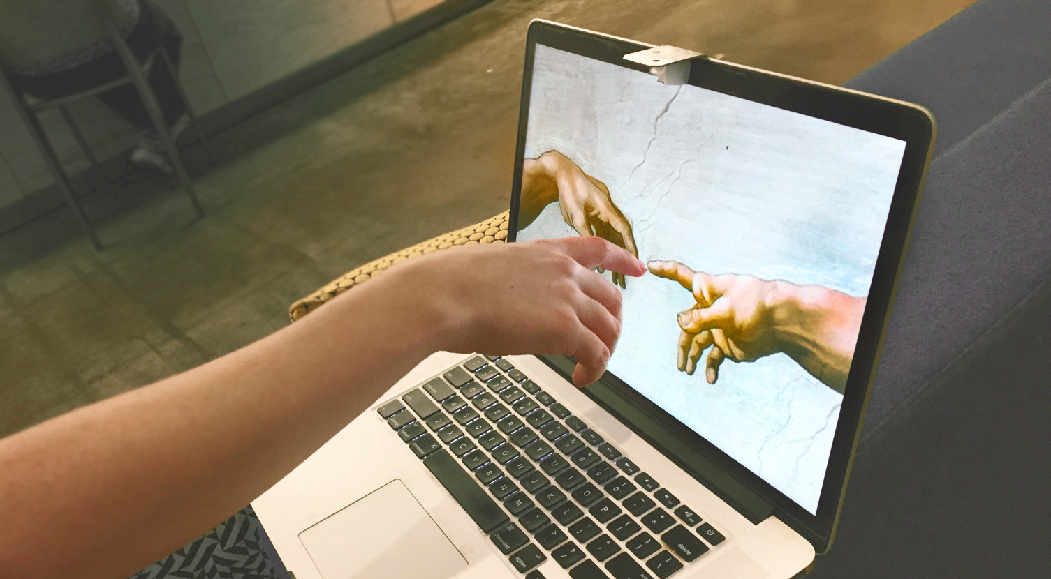 Turning a MacBook into a touchscreen with $1 of hardware (2018)