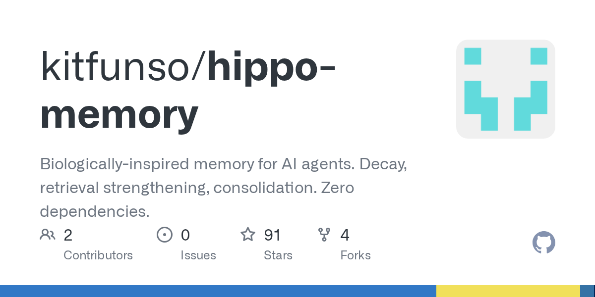 Show HN: Hippo, biologically inspired memory for AI agents