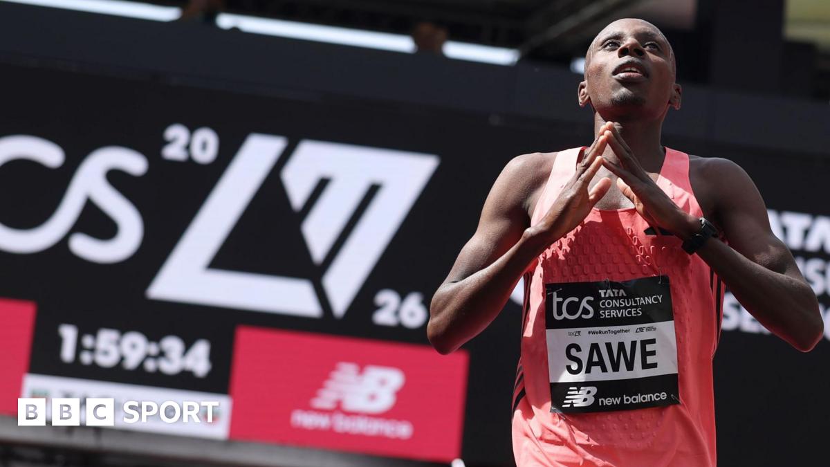 Sawe becomes first athlete to run a sub-two-hour marathon in a competitive race