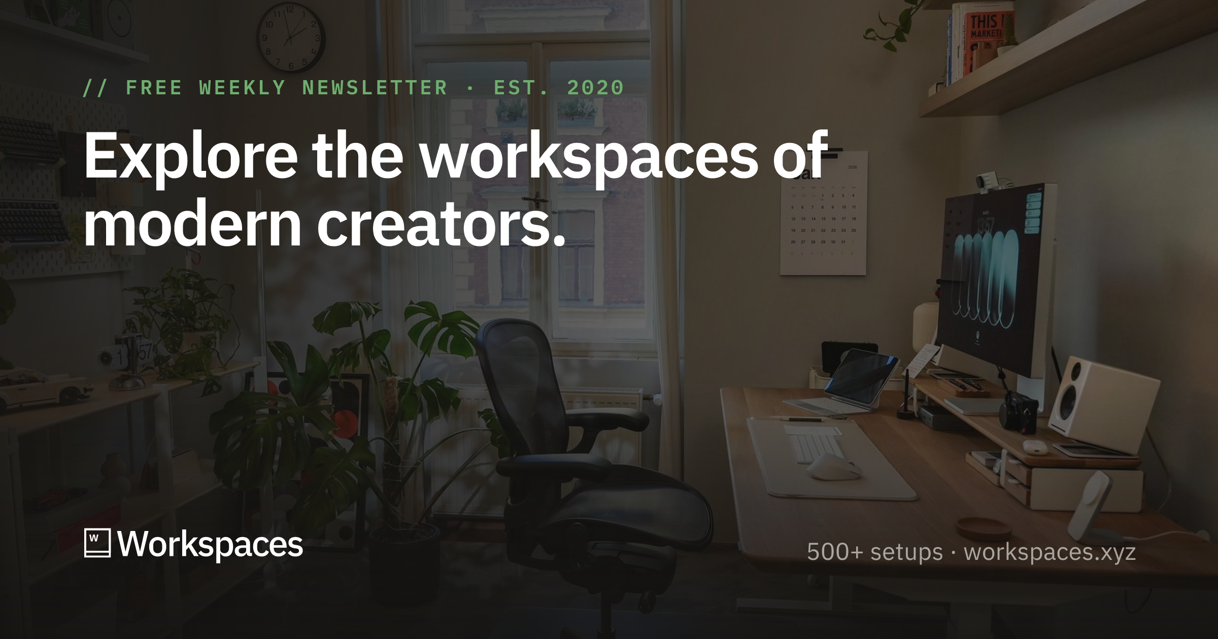 Show HN: Explore the Workspaces of Modern Creators
