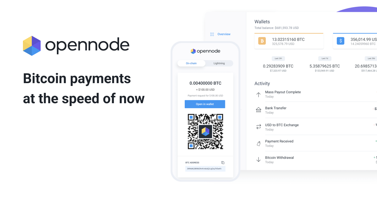 OpenNode – Bitcoin Payment Processor