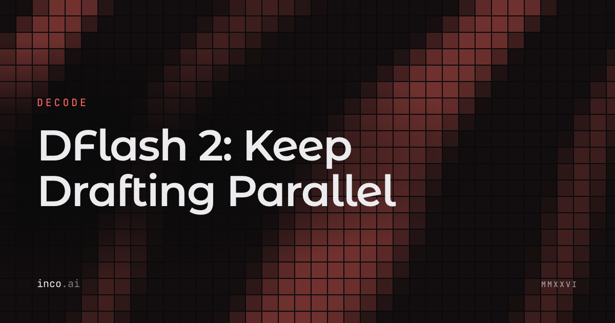 DFlash 2: Keep Drafting Parallel